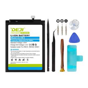 DEJI ความจุเต็มเปลี่ยน <span class=keywords><strong>BN51</strong></span> Batterie สําหรับ Xiaomi Redmi 8 8A 5000mAh <span class=keywords><strong>แบ</strong></span><span class=keywords><strong>ต</strong></span>เตอรี่ - Product Image 1