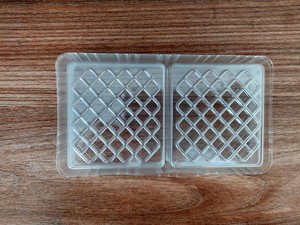 Dùng Một Lần Phân Hủy Sinh Học Pet Nhựa <span class=keywords><strong>Mini</strong></span> Mooncake Cookie Hộp 2 Khoang Vỉ Trong Suốt Chèn Dập Nổi In Ấn Thực Phẩm - Product Image 2