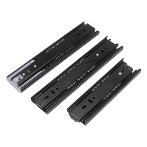 Rail de glissière pour tiroir, 15 pouces, en acier laminé à froid, épaisseur 1,8 mm, fermeture douce, roulement à billes, amortissement silencieux, pour divers tiroirs - Product Image 1