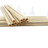 Paille à boire en bambou naturel réutilisable, 12 m, pailles écologiques