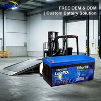Batterie de chariot élévateur au phosphate de fer et de lithium 24V 120AH, cellule de batterie LiFePO4, protection contre les surcharges pour chariot élévateur électrique, IP67 CE RoHS