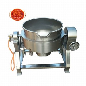 Industrial Double Jacketed Kettle Cooking Boiling Machine 50L Gas Cooking Tilting Kettle With <b>Stirrer</b> Hard Candy Jacket Pot - Product Image 5