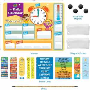 Nuevo Calendario Magnético Visual Diario para Niños, Calendario para Niños Pequeños, Aprendizaje para el Hogar - Product Image 2