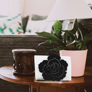 Biểu Tượng Tùy Chỉnh Khách Sạn Kim Loại Khăn Ăn Mô Lưu Trữ Tổ Chức Bảng Trang Trí Laser Cắt Mô Hộp Chủ Sở Hữu - Product Image 2