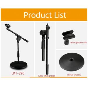 Soporte de brazo de tijera para suspensión de micrófono universal Soporte de micrófono de escritorio con <span class=keywords><strong>base</strong></span> de metal - Product Image 3