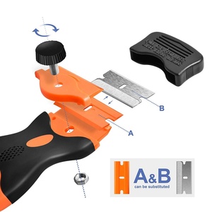 Outil de décapage à double tête et double tranchant, grattoir pour le nettoyage des vitres et le décapage du plastique - Product Image 3