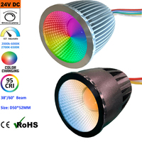 Module LED intelligent Benory CCT MR16 Spot 24V KNX DALI DT8 Loxone, blanc réglable 2000K-6000K, PWM dimmable, DMX, Tuya Zigbee RGBWW