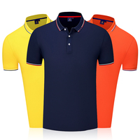 Polo de sport en polyester et coton, design vierge, pour événements, festivals, équipes, avec logo personnalisé, pour hommes