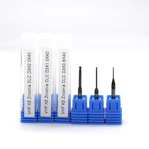 Frese dentarie laboratorio Zirconia <span class=keywords><strong>VHF</strong></span> fresatura 0.6 1.0 2.0mm lunghezza 40mm per <span class=keywords><strong>VHF</strong></span> K5 Cad Cam Open System fresatrice Zirconia - Product Image 1