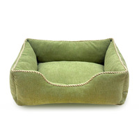 Lit pour animaux de compagnie personnalisable pour l'hiver, faible MOQ, amovible, lavable, chaud, pour un sommeil profond, accessoires pour animaux de compagnie, lit pour animaux imperméable