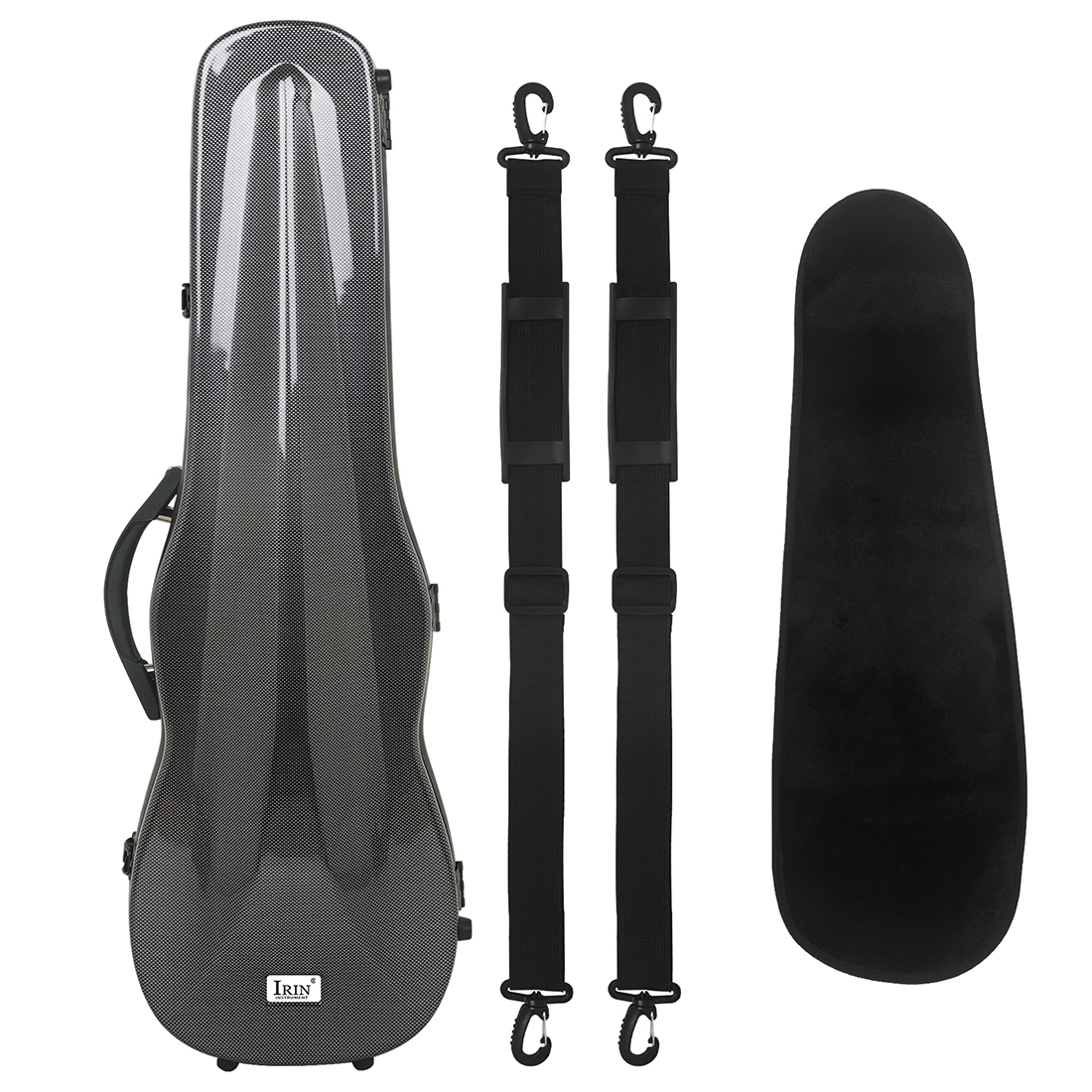 IRIN Carbon Fiber Violin Case - Lightweight Protective Bag for 4/4