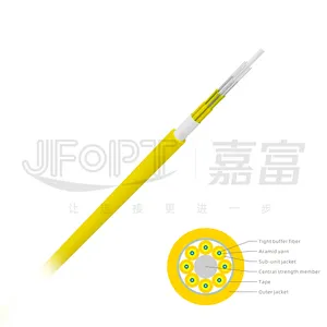 Shenzhen 20 anni fornitore GJFJV GJFJH FTTH singolo modo distribuzione cavo interno 2.0mm 3.0mm stretto Buffer cavo in fibra ottica