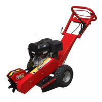 Nouvelle machine mobile à moteur essence pour l'élimination des souches d'arbres avec 9 lames pour usage agricole