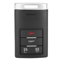 Coque de clé télécommande intelligente à 4 boutons, texturée et durable, adaptée à Chevrolet Corvette