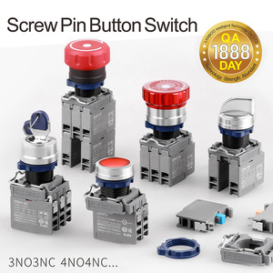 Botón pulsador inteligente LANBOO electrónico de 22 mm con apagado directo de emergencia, tipo hongo, 2/3 posiciones, impermeable, momentáneo, selector 1NO, IP67 - Product Image 4