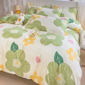 Ensemble de draps en coton 100% Conceptions personnalisées Tissu en coton Prix d'usine en gros <span class=keywords><strong>moins</strong></span> <span class=keywords><strong>cher</strong></span> Ensemble de housse de <span class=keywords><strong>couette</strong></span> - Product Image 2