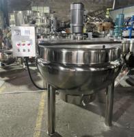 1000 litres commerciale grande poêle à frire SS304 vapeur gaz chauffage électrique chemisé bouilloire de cuisson avec mélangeur