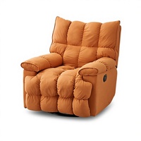 Canapé électrique multifonctionnel paresseux, style inspiré du luxe, fauteuil pivotant pliable, fauteuil à bascule chauffant et massant
