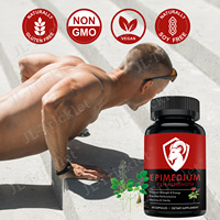Julong OEM Capsules d'Epimedium Poudre d'Epimedium Poudre d'extrait d'Epimedium Capsules de racine de Maca et capsules de ginseng Ginseng pour homme
