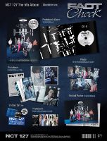 NCT 127 5ème album Fact Check Chandelier Ver. – Livre photo de luxe, design spécial, pack album
