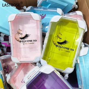 Bán buôn Mini Vali 3D Mink lông mi bao bì hộp PVC thời trang túi xách vali lashbox dễ thương lông mi bao bì trường hợp - Product Image 2