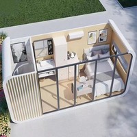 Maison Capsule Moderne Chine Micro-Maison Modulaire 20 Pieds, Cabine Pomme