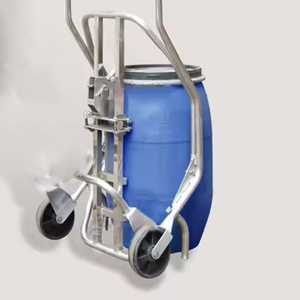 500 किलोग्राम प्लास्टिक बैरल स्टेनलेस स्टील मैनुअल तेल ड्रम ट्रक ट्रॉली - Product Image 5