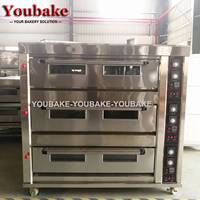 Fourniture d'usine Fournisseur d'or Four à pizza commercial en brique 3 ponts
