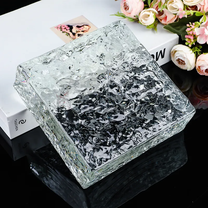 Best New ProductsHotel Club Wall Decoration 150x150x50mm Transparent Waterproof Cuboid Glass Bricks