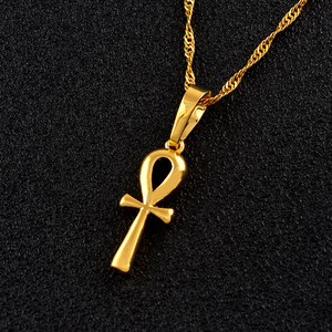 Egyptische koningin Nefertiti ketting Bling vergulde Vintage sieraden Cubic Zirconia Hip Hop hanger ketting gepersonaliseerde Gift mannen vrouwen/beste vrouw/meisje | NL
