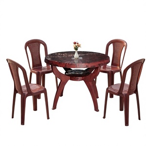 Hot Selling Cheap <b>Plastic</b> Round <b>Table</b> <b>Plastic</b> <b>Table</b> Coffee Commercial Home Hotel Shop Restaurant <b>Outdoor</b> Wedding <b>Plastic</b> <b>Table</b> - Product Image 1