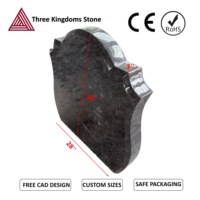 SGZ-STONE Chine Prix d'usine compétitif Tombes et monuments sur mesure en granit noir absolu pour cimetière, bonne résistance au gel