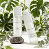 Flacon Airless Classique Luxe Givré avec Pompe Rotative Personnalisable 30ml pour Sérum, Lotion et Essence de Soin – Écologique