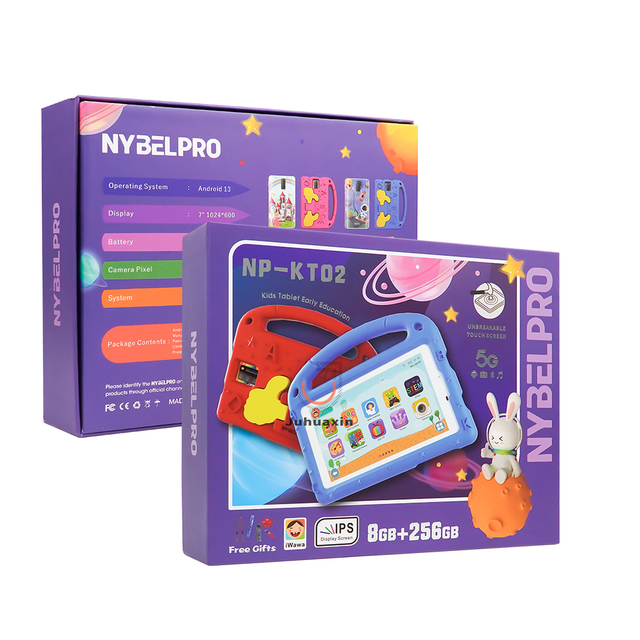 Nebelpro Np-Kt02 7 Inch Android Tablet PC for Kids 13 Kids 1GB 32GB 3G Wi-Fi New Condition Educational Tablet for Students
