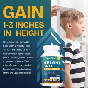 Cápsulas para el Apoyo de la Salud Ósea Natural - Mezcla de Calcio, Zinc y Vitamina D3 con Aminoácidos - Product Image 4