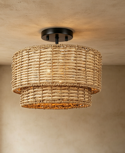E27 Pendant <strong>Lamp</strong> Hand-Woven Bamboo Rattan <strong>Lamp</strong> Shade Natural Light <strong>Lampshade</strong> Small to <strong>Large</strong> Sizes <strong>for</strong> Home Use Dining Room Bar - Product Image 4