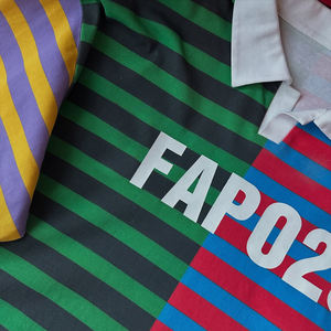 Polo à rayures pour homme personnalisable, 100% coton, polo court pour homme, polo de rugby ample, manches courtes, fabricant - Product Image 3