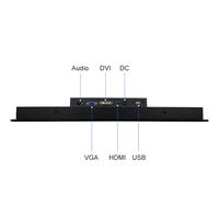 Monitor LCD Industrial de Escritorio de 17 Pulgadas, 1280*1024, VGA, Pantalla Cuadrada, Metal, Aluminio, TFT, Retroiluminación LED, Integrado, Plano, OEM