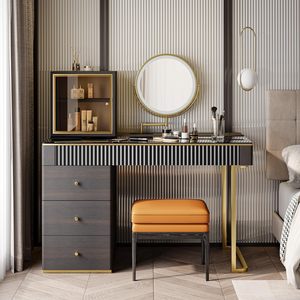 <span class=keywords><strong>Commode</strong></span> portable de rangement à faible coût Tiroirs européens modernes Meubles de chambre à coucher Nordic White Vanity maquillage vanity <span class=keywords><strong>commode</strong></span> - Product Image 1
