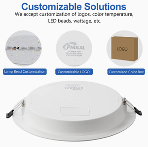 Plafoniera LED a Montaggio Superficiale, Pannello Luminoso Rotondo o Quadrato da 12w, 18w, 24w, 36w - Product Image 4