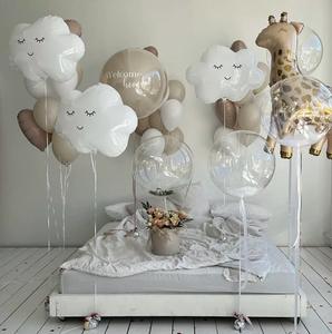 イン風笑顔雲形アルミフィルムバルーンインフレータブル漫画バルーン子供の誕生日パーティーイベント装飾 - Product Image 2