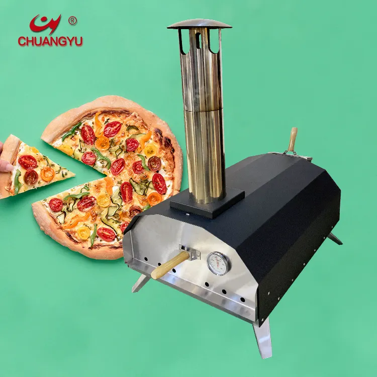 Chuangyu Outdoor Portable Charcoal Grill Home BBQ Pizza Oven