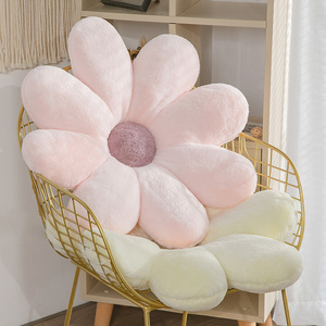 Logo brodé tournesol oreiller peluche pétale coussin pour chambre et bureau chaise décoration jouet et oreiller - Product Image 4