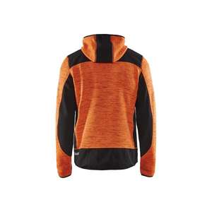 BLAKLADER - 493021175399XXL Veste tricotée Orange/Noir-EAN 7330509446317 VESTES DE TRAVAIL VESTES D'HIVER SOFTSHELL ET VESTES REMBOURRÉES - Product Image 2