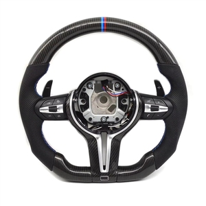 Volante Deportivo de Fibra de Carbono y Cuero con LED para <span class=keywords><strong>BMW</strong></span> Serie 1 3 4 5 F20 F30 F31 F35 F10 F11 F18 E90 E91 E92 E93 G - Product Image 4
