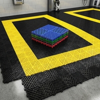Dalles de sol durables pour atelier de detailing automobile, garage et atelier de réparation automobile, tapis de sol pour salle de detailing automobile