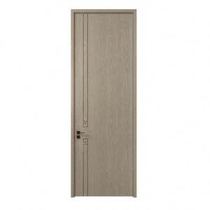 Ensemble de portes en bois minimaliste personnalisé par le fabricant, design d'entrée intérieure moderne avec collection de meubles complète - Product Image 4