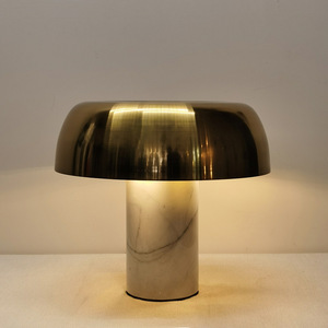 Lampada da Comodino di Lusso Moderna con <span class=keywords><strong>Base</strong></span> in Marmo Lucidato Impermeabile per Camera da Letto e Ville - Product Image 6