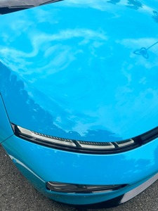 Película de revestimiento para coche <span class=keywords><strong>azul</strong></span> Miami Lagoon brillante, material de cambio de Color de vinilo automático de PVC, función de protección antiarañazos - Product Image 4