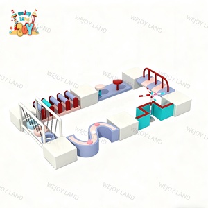 Centro <span class=keywords><strong>de</strong></span> <span class=keywords><strong>juegos</strong></span> suaves para niños Área <span class=keywords><strong>de</strong></span> <span class=keywords><strong>juegos</strong></span> suaves Pastel Kids Indoor Playground Equipment Comercial Pastel Soft Play Ball Pit - Product Image 6